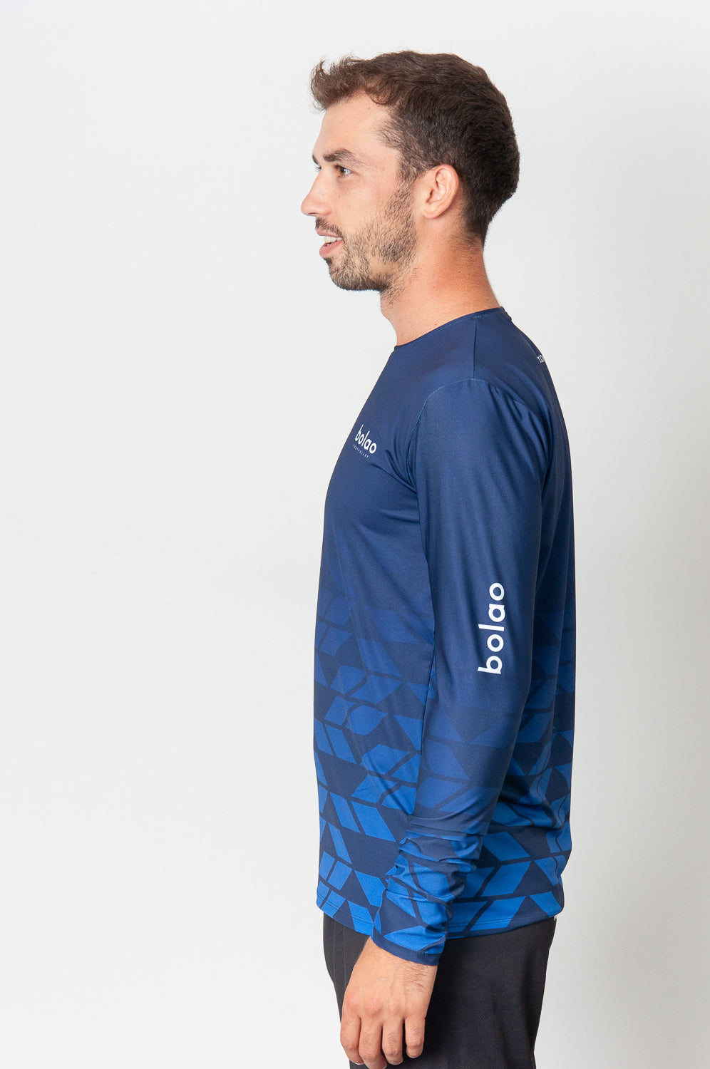 Manga comprida QUAD azul