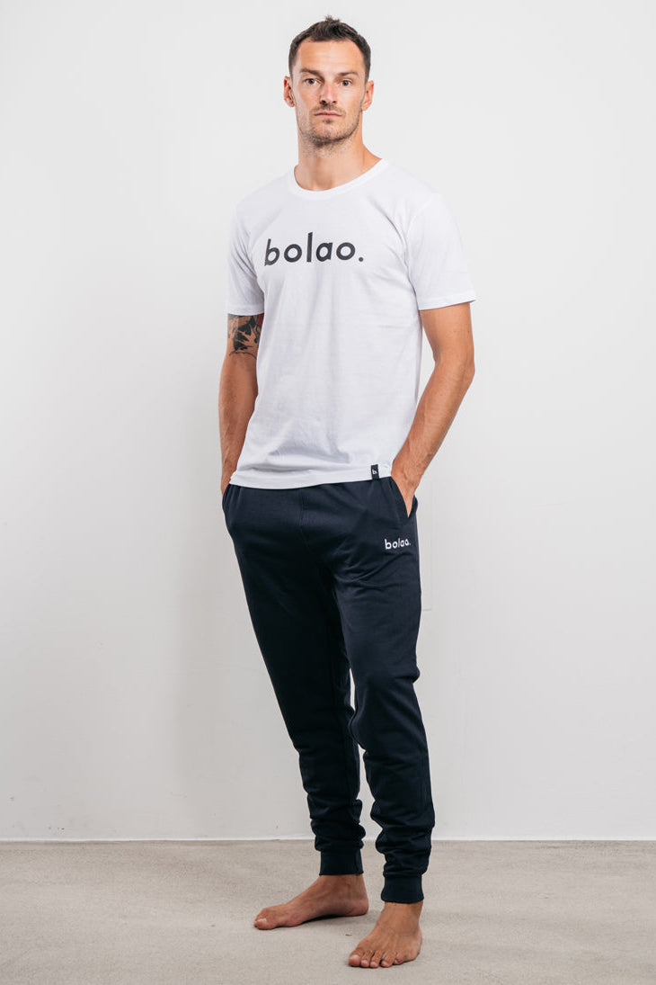 Calça de moletom BOLAO preta