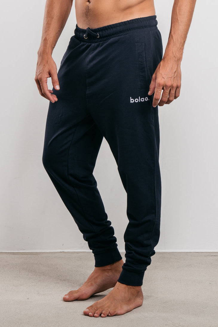 Calça de moletom BOLAO preta