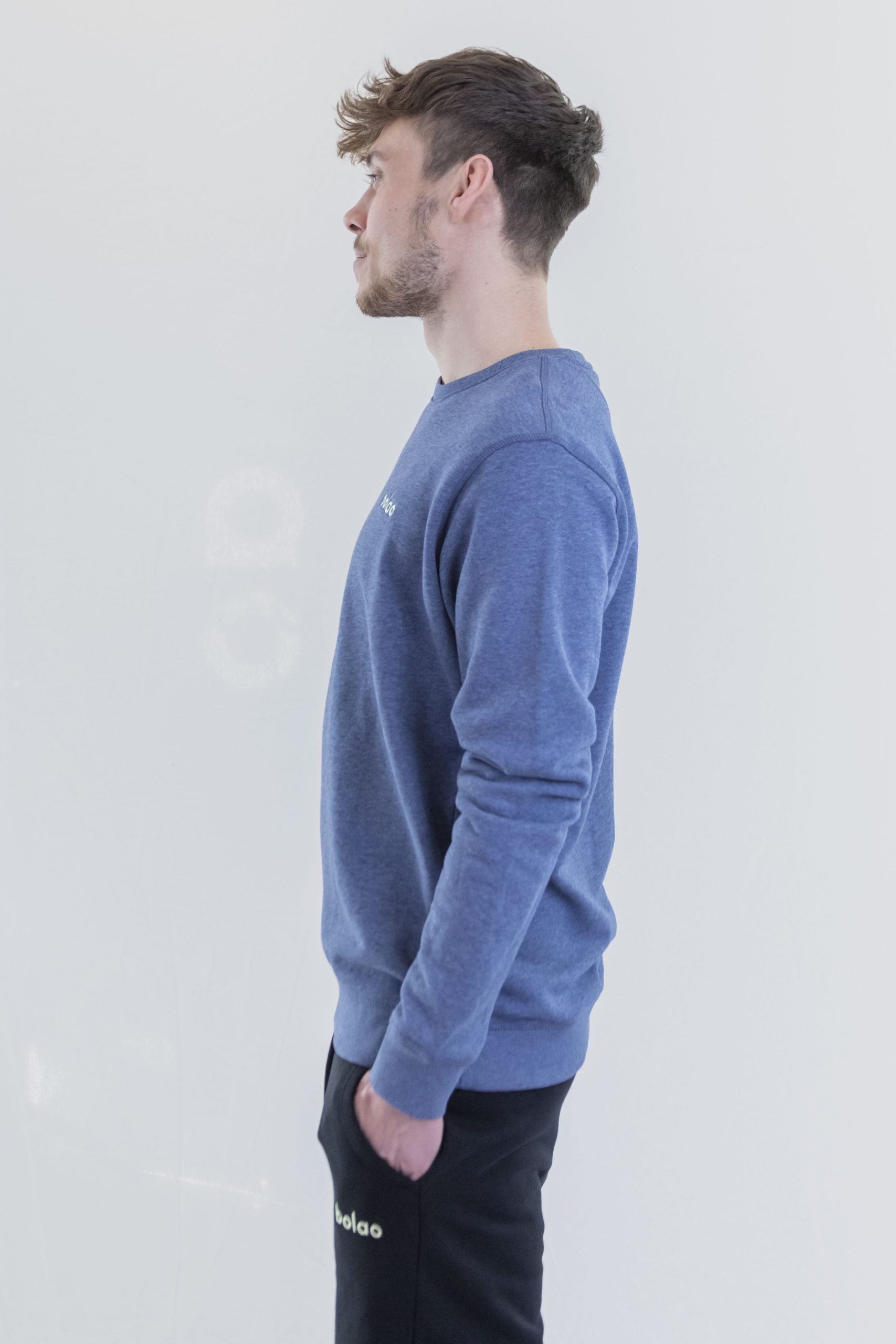 bolao light Sweater blue mottled