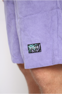 Cord Shorts  Dusty Violet