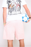 Cord Shorts Soft Rose