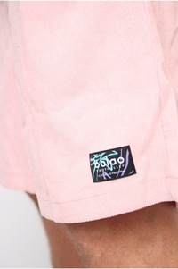 Cord Shorts Soft Rose