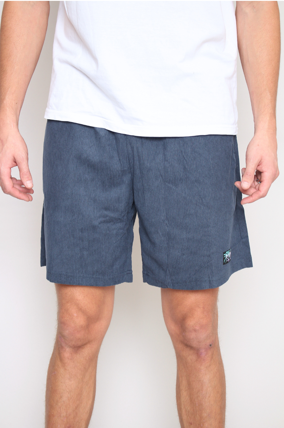 Cord Shorts Ocean Blue