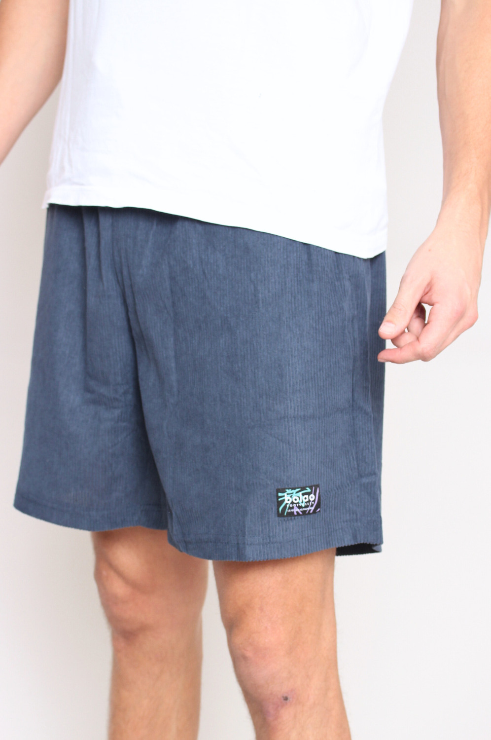 Cord Shorts Ocean Blue