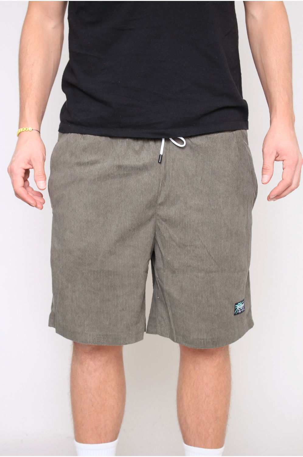Cord Shorts Olive