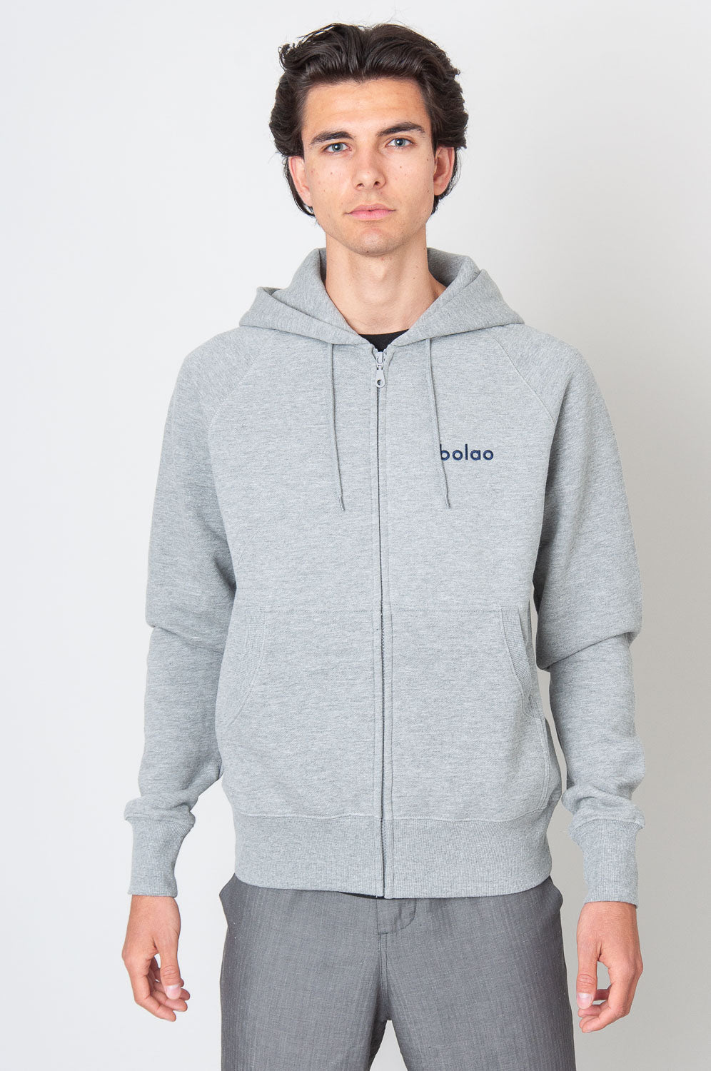 HEAVY ZIP Hoodie Grey