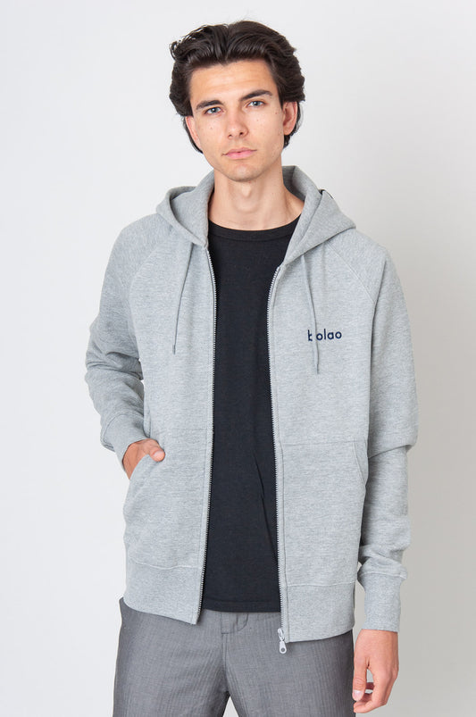 HEAVY ZIP Hoodie Grey