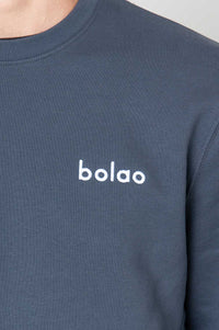 bolao Suéter Gola Redonda Cinza