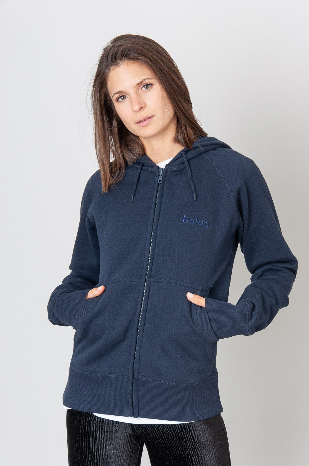 HEAVY ZIP Hoodie Blue