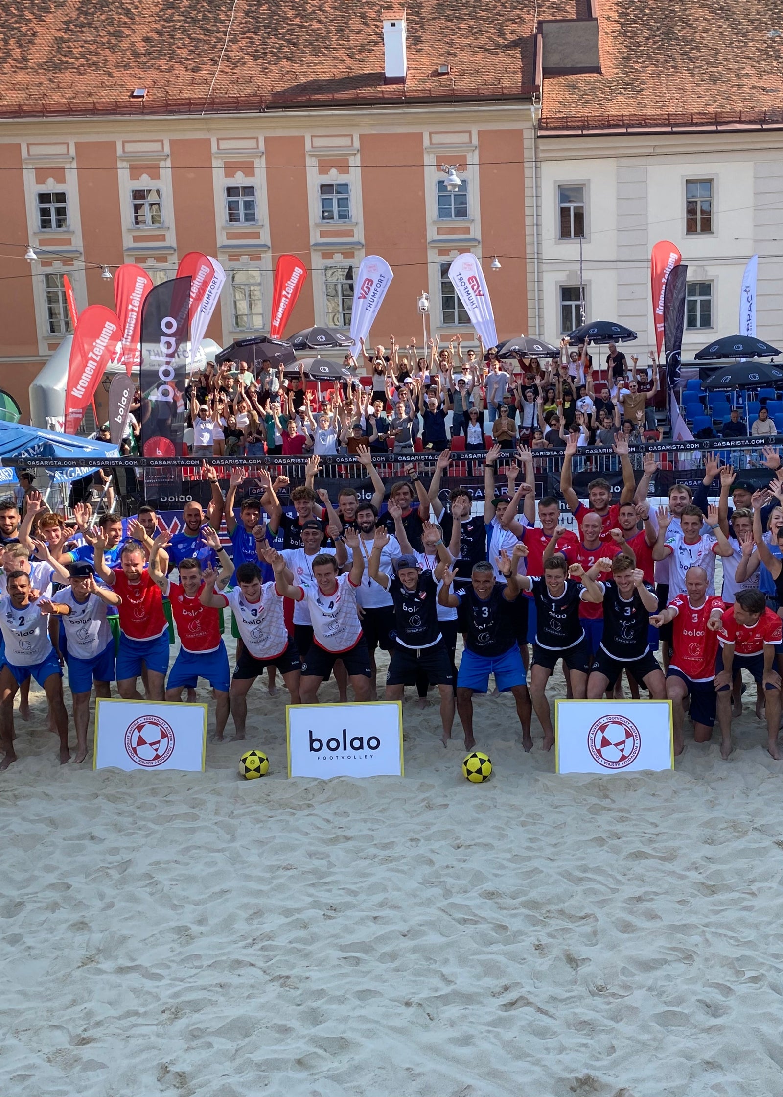 Footvolley was created in Rio de Janeiro, Brazil, in the 1960s.